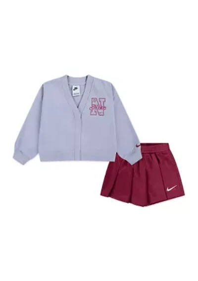 Toddler Girls Varsity Prep Skort Set