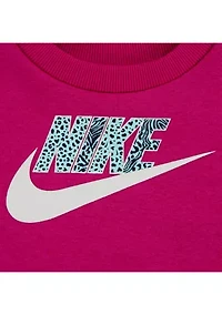 Toddler Girls Crew Neck Shirt with Leggings Set