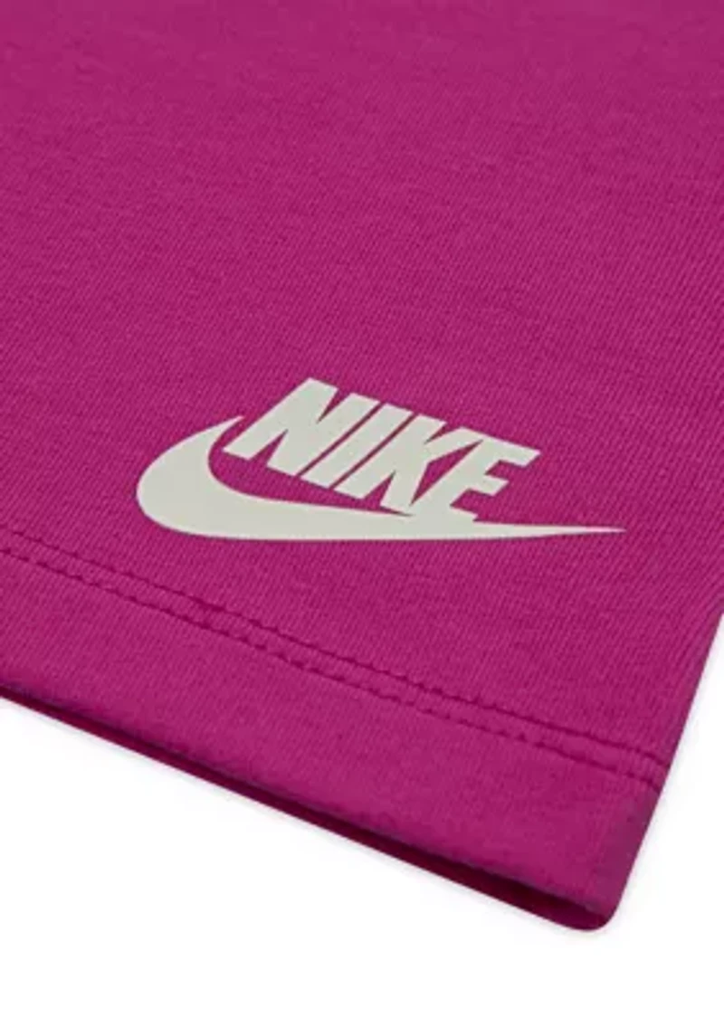 Toddler Girls Crew Neck Shirt with Leggings Set