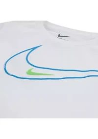 Toddler Girls T-Shirt and Double Shorts Set