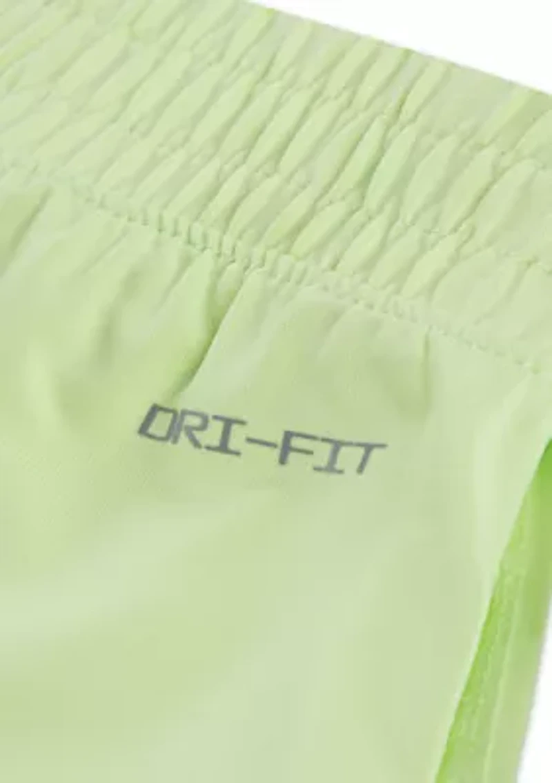 Toddler Girls T-Shirt and Double Shorts Set