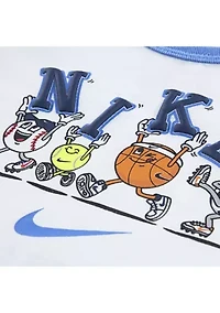 Baby Boys Creeper Jogger Sports Set