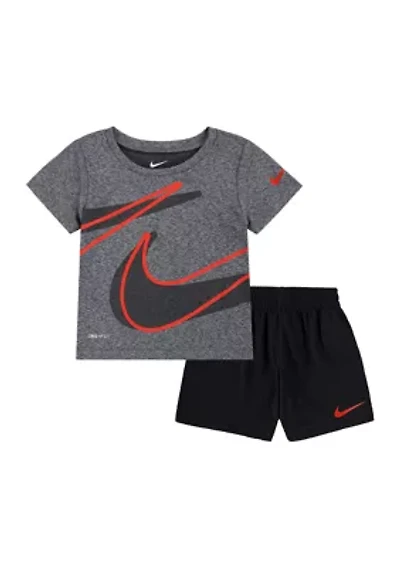 Baby Boys Dropset Graphic T-Shirt and Shorts Set