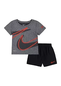 Baby Boys Dropset Graphic T-Shirt and Shorts Set