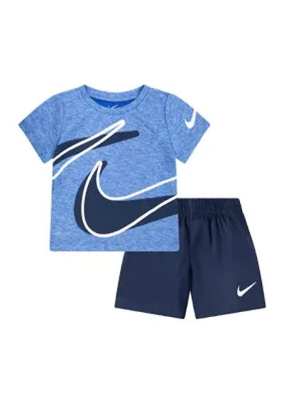 Baby Boys Dropset Graphic T-Shirt and Shorts Set