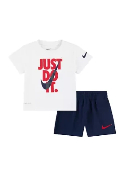 Baby Boys Logo Graphic Set