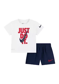 Baby Boys Logo Graphic Set