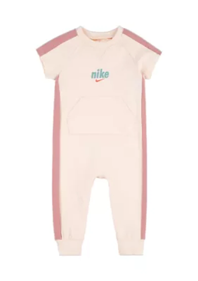 Baby Girls Footless Graphic Coverall