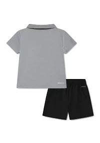 Baby Boys Polo Shirt and Shorts Set