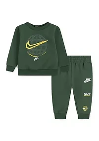Baby Boys Graphic Fleece Sweatshirt and Joggers Set