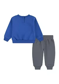 Baby Boys Graphic Fleece Sweatshirt and Joggers Set