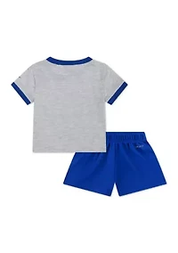 Baby Boys Baseball Graphic T-Shirt and Shorts Set