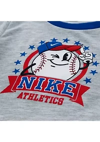 Baby Boys Baseball Graphic T-Shirt and Shorts Set