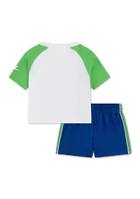 Baby Boys Racing T-Shirt and Shorts Set