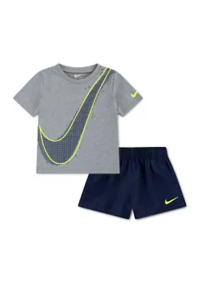 Baby Boys Graphic T-Shirt and Shorts Set