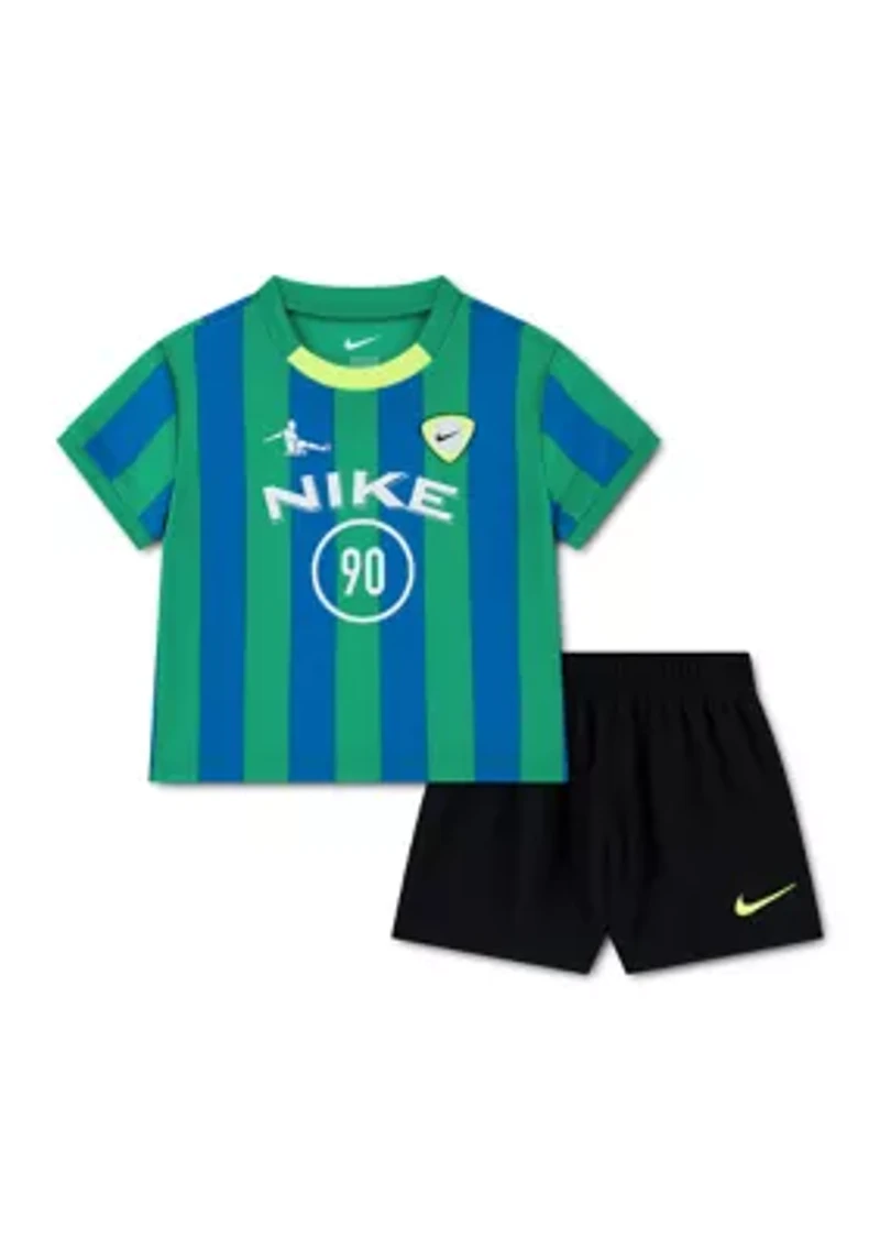 Baby Boys New Goal Mode Shirt and Shorts Set