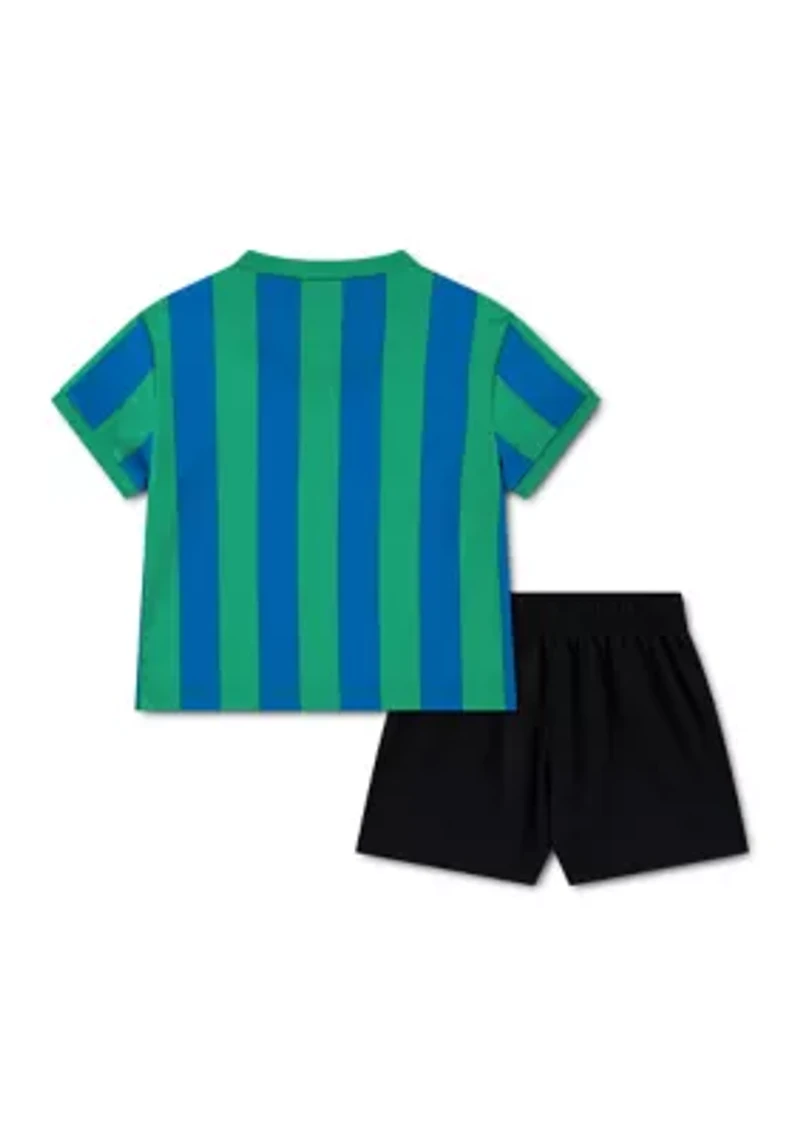 Baby Boys New Goal Mode Shirt and Shorts Set