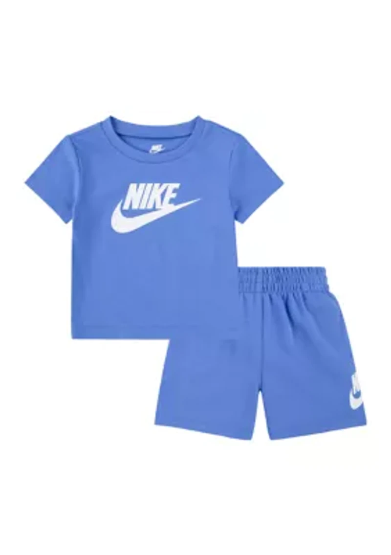 Baby Boys Club Graphic T-Shirt and Shorts Set