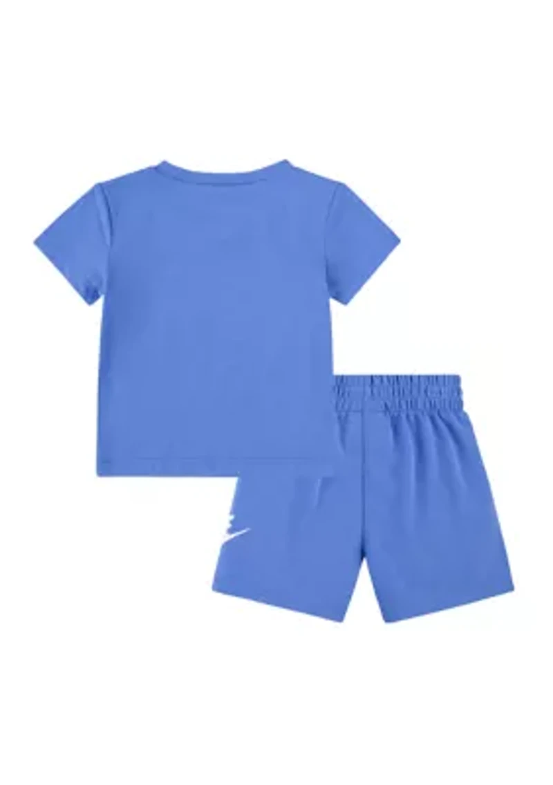 Baby Boys Club Graphic T-Shirt and Shorts Set