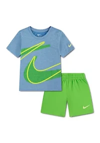 Toddler Boys Dri-Fit Dropset Short Sleeve Tee and Set