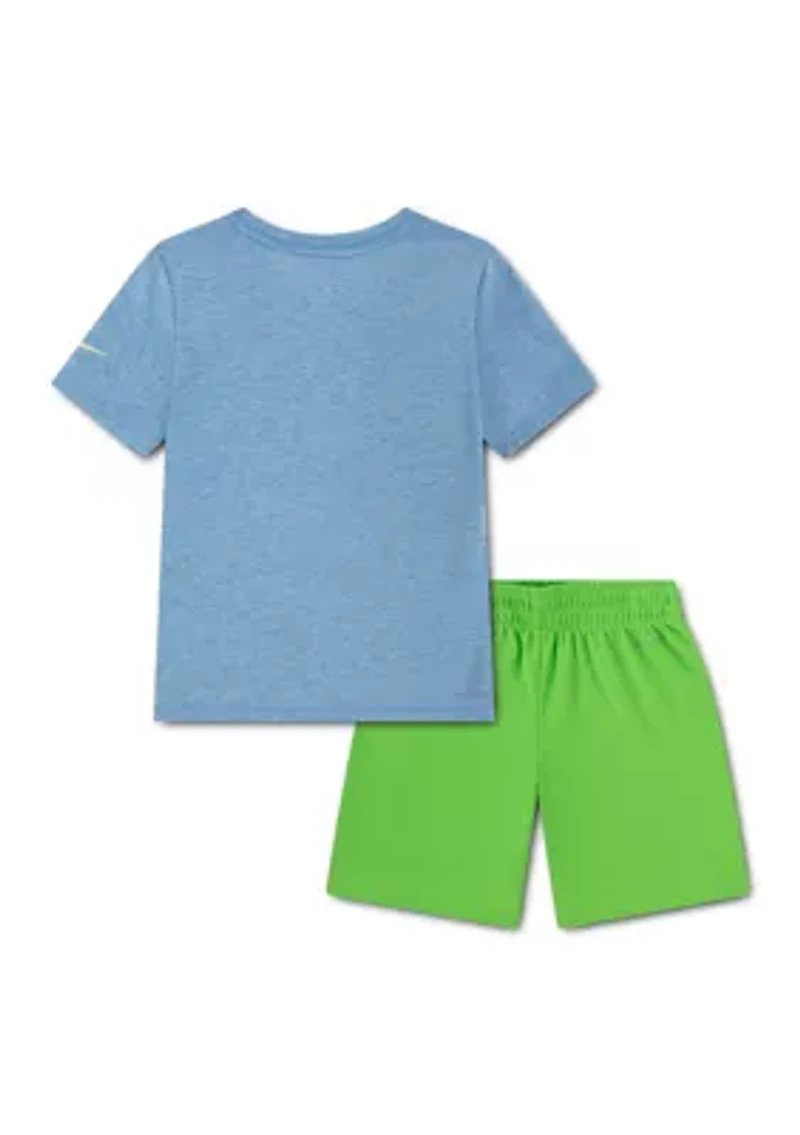 Toddler Boys Dri-Fit Dropset Short Sleeve Tee and Set