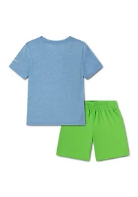 Toddler Boys Dri-Fit Dropset Short Sleeve Tee and Set