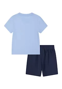 Toddler Boys Graphic T-Shirt and French Terry Shorts Set