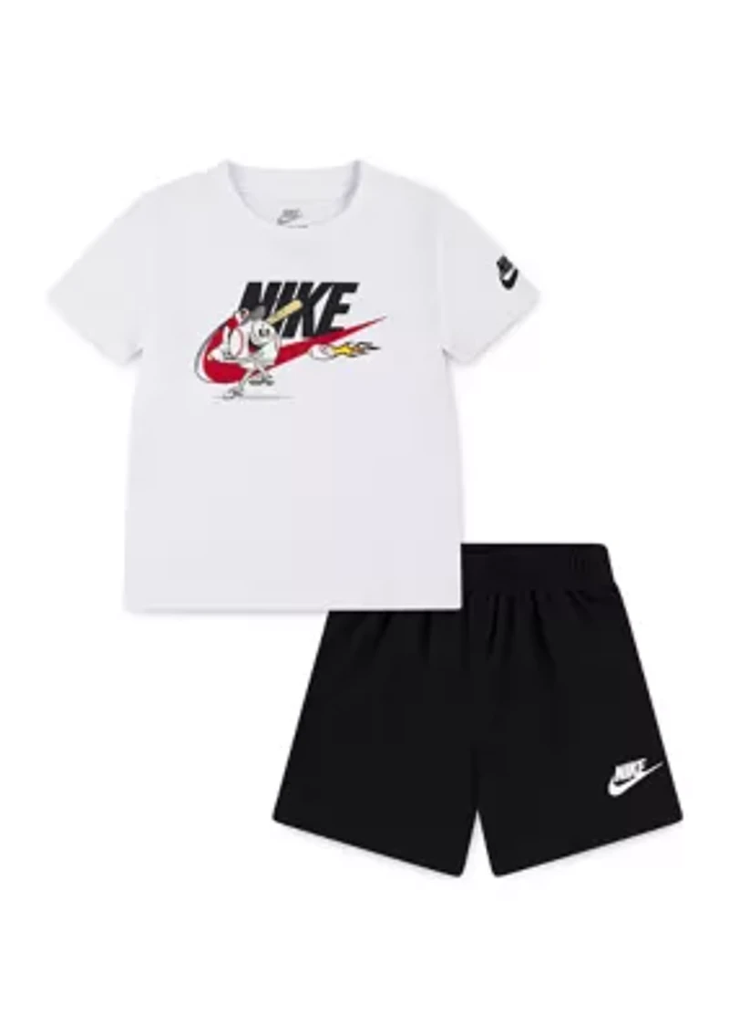 Toddler Boys Baseball Graphic Set