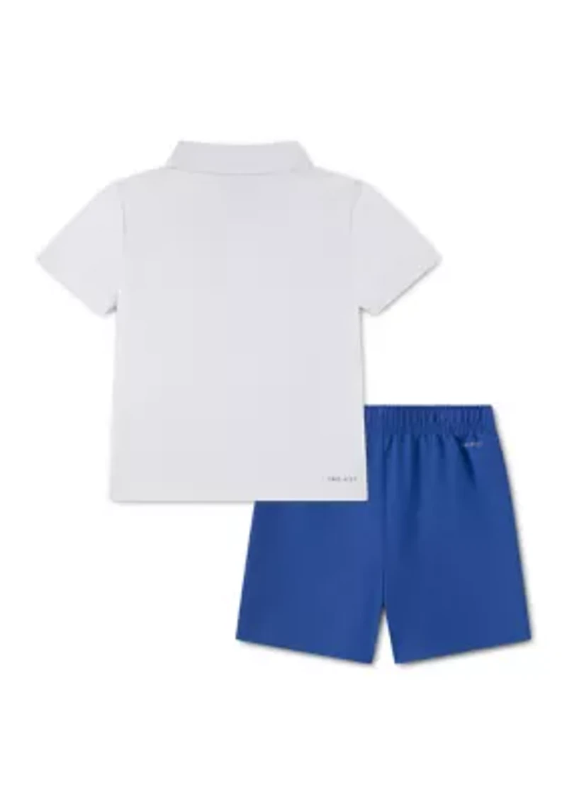 Toddler Boys Polo Shirt and Shorts Set