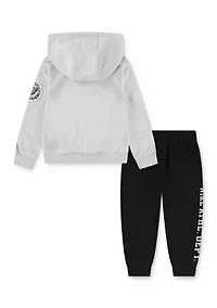Toddler Boys Graphic Hoodie and Jogger Pants Set
