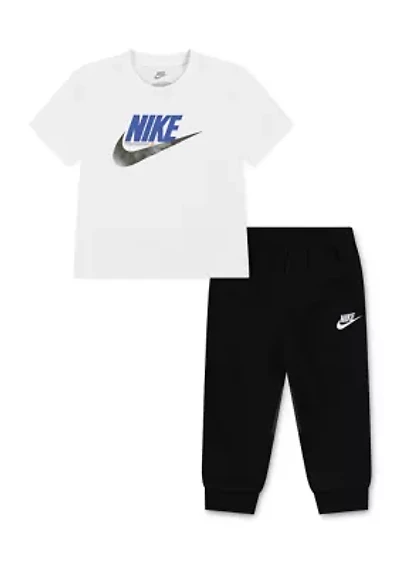 Toddler Boys Short Sleeve T-Shirt and Jogger Pants Set