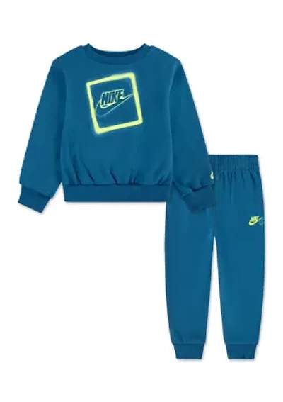 Toddler Boys 2-Piece Crewneck Jogger Set