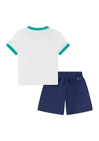 Toddler Boys Baseball Graphic T-Shirt and Shorts Set