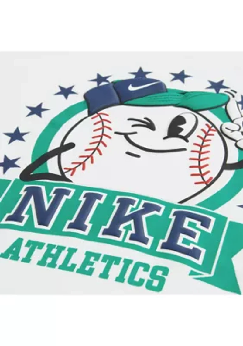 Toddler Boys Baseball Graphic T-Shirt and Shorts Set