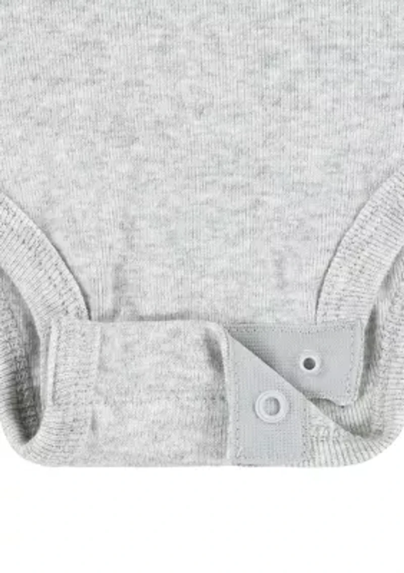Baby Boys Boxed Bodysuit Animal Face Set