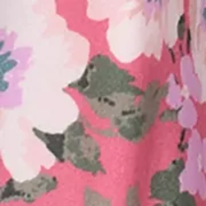Girls 4-6x Floral Knit Dress
