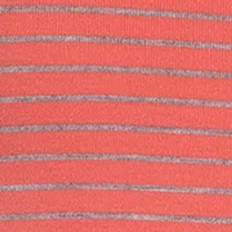 Girls 4-6x Striped Tiered Knit Dress with Necklace
