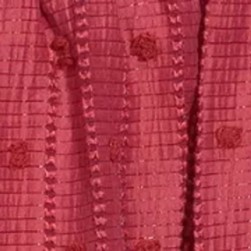 Girls 4-6x Rose Textured Smocked Dress