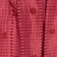 Girls 4-6x Rose Textured Smocked Dress