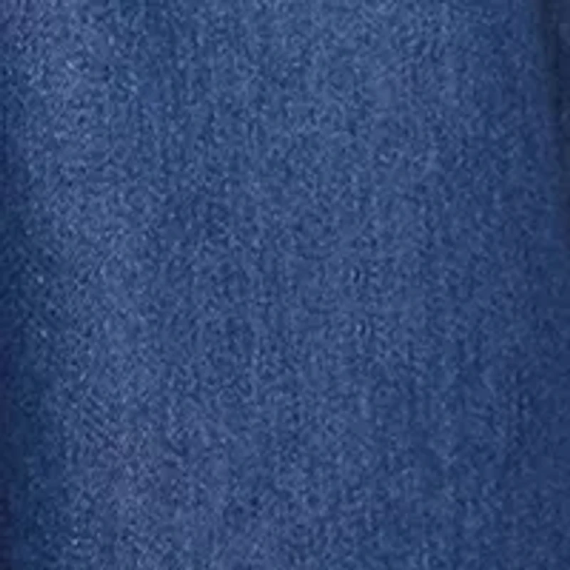 Girls 7-16 Denim Peasant Dress