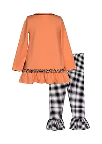 Girls 7-16 Ghost Appliqué Set