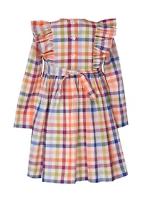 Girls 7-16 Multi Plaid Dress