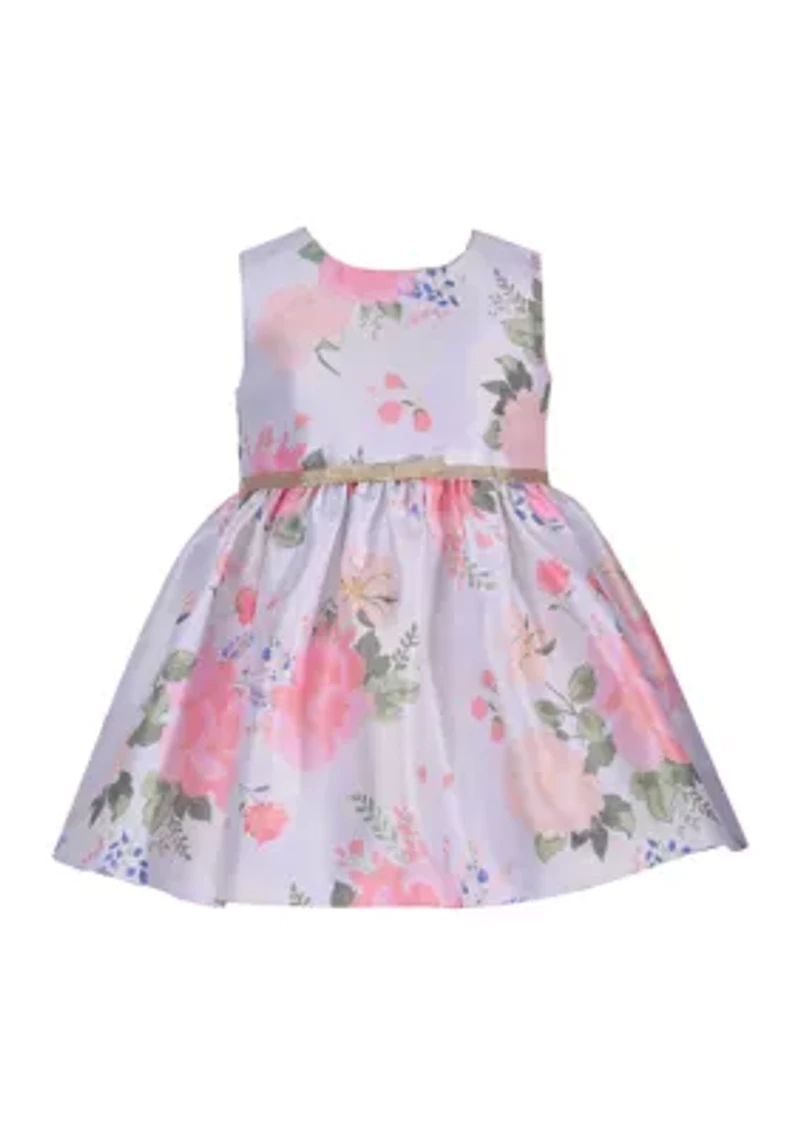 Girls 7-16 Long Sleeve Coat and Dress Set