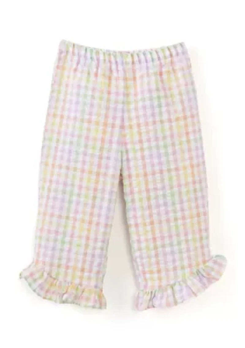 Girls 4-6x Tiered Bunny Shirt and Pants Set