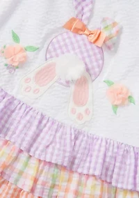 Girls 4-6x Tiered Bunny Shirt and Pants Set