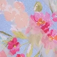 Girls 4-6x Floral Shadow Stripe Dress