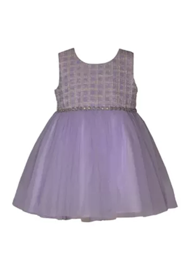Girls 4-6x Bouclé Coat and Dress Set