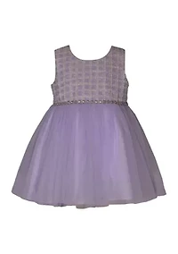 Girls 4-6x Bouclé Coat and Dress Set