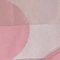 Girls 7-16 Pink Dot Shadow Stripe Dress