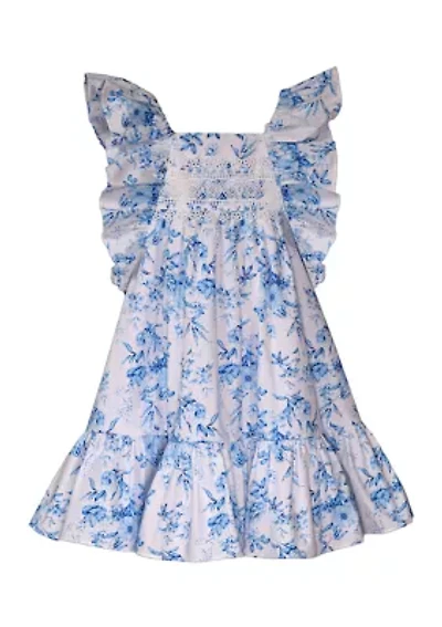 2 TOILE FLOUNCE SLV DRS